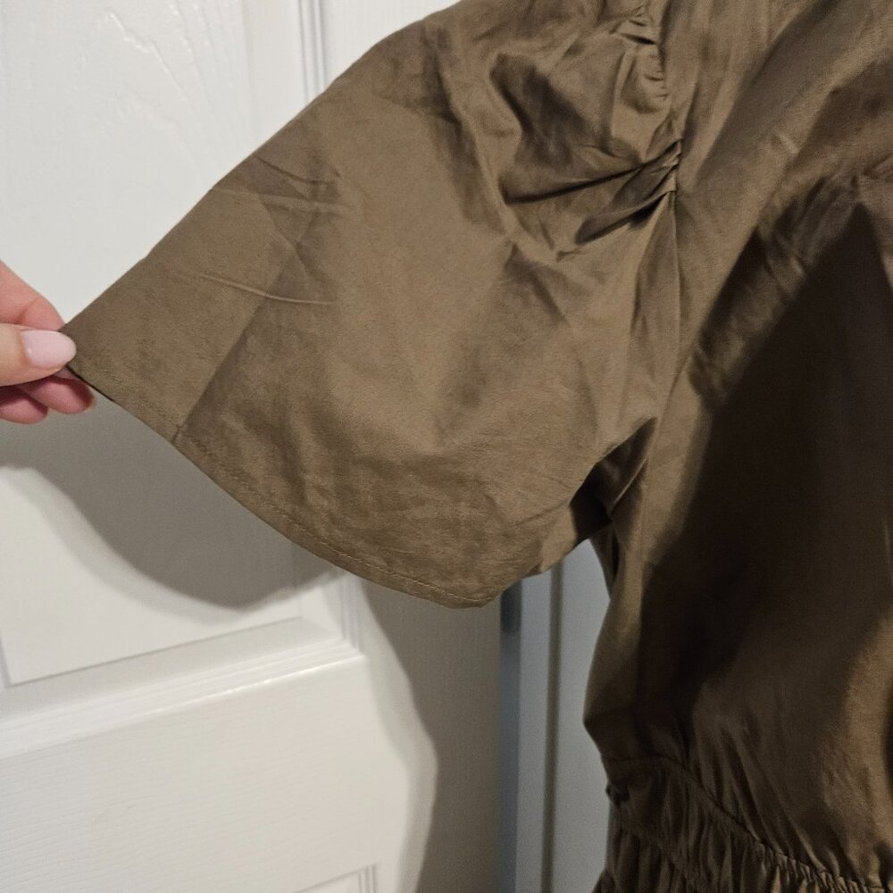 T Tahari Women's Dress Olive Size 2XL - Picture 7 of 12